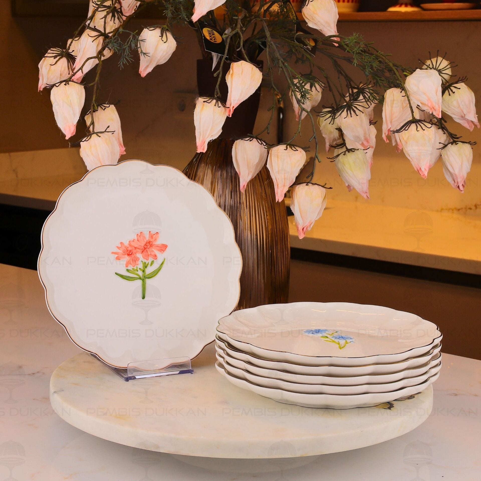 ROYAL CHARME-FLORIA 6 PARÇA PASTA TABAĞI (P/ROY-0144)