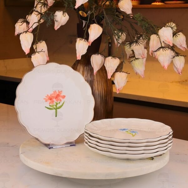 ROYAL CHARME-FLORIA 6 PARÇA PASTA TABAĞI (P/ROY-0144)