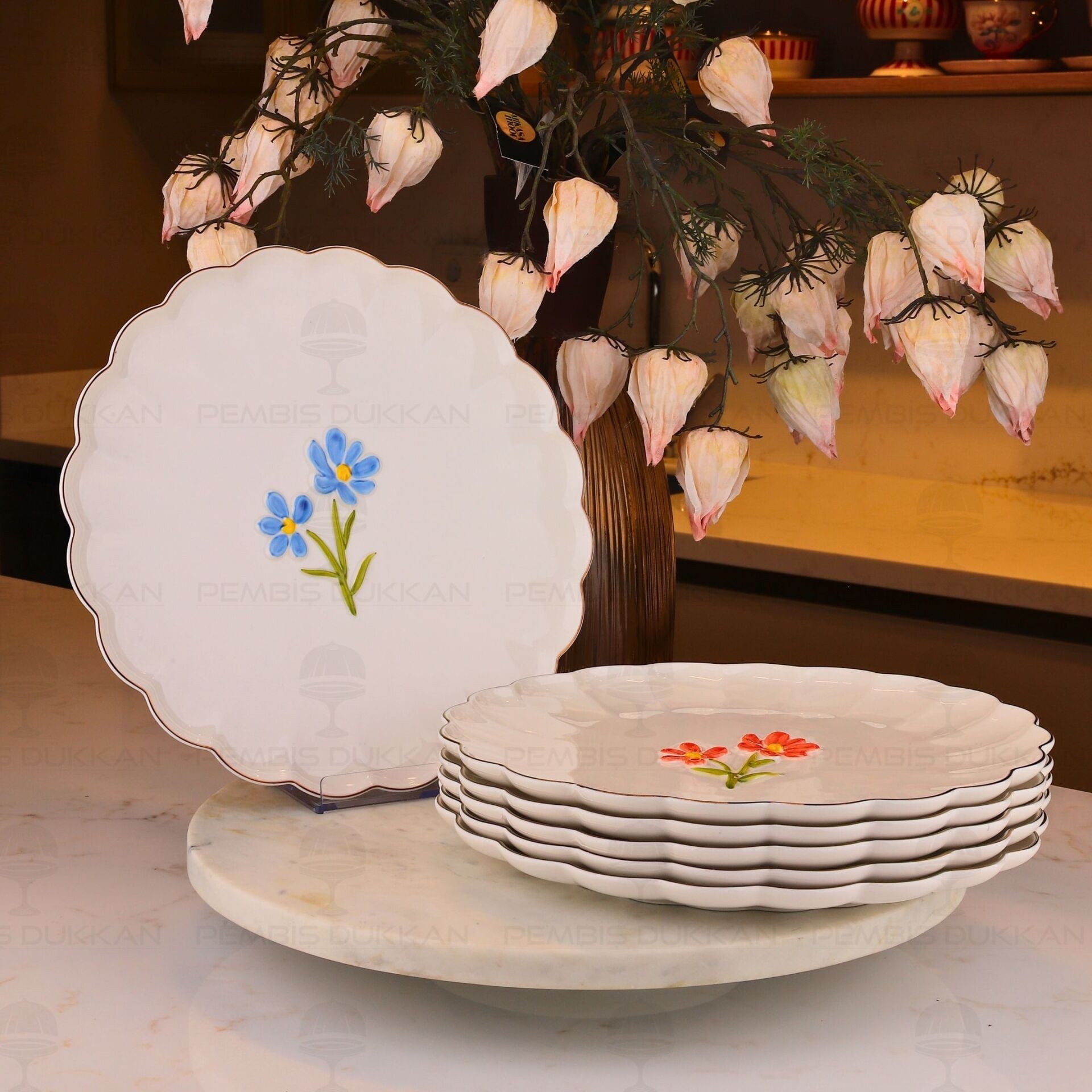 ROYAL CHARME-FLORIA 6 PARÇA SERVİS TABAĞI (P/ROY-0143)