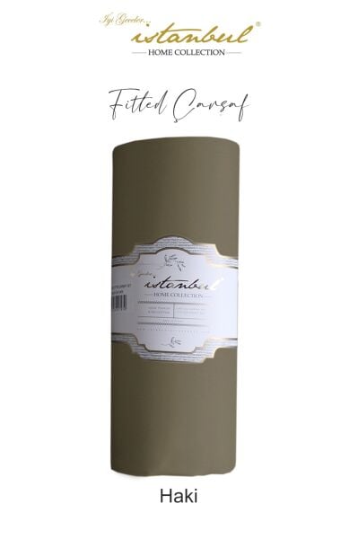 Ranforce Fitted Lastikli Çarşaf Set 120x200 cm - Haki