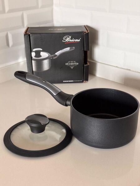 BRİONİ DİAMOND 16 CM KAPAKLI SOS TENCERESİ