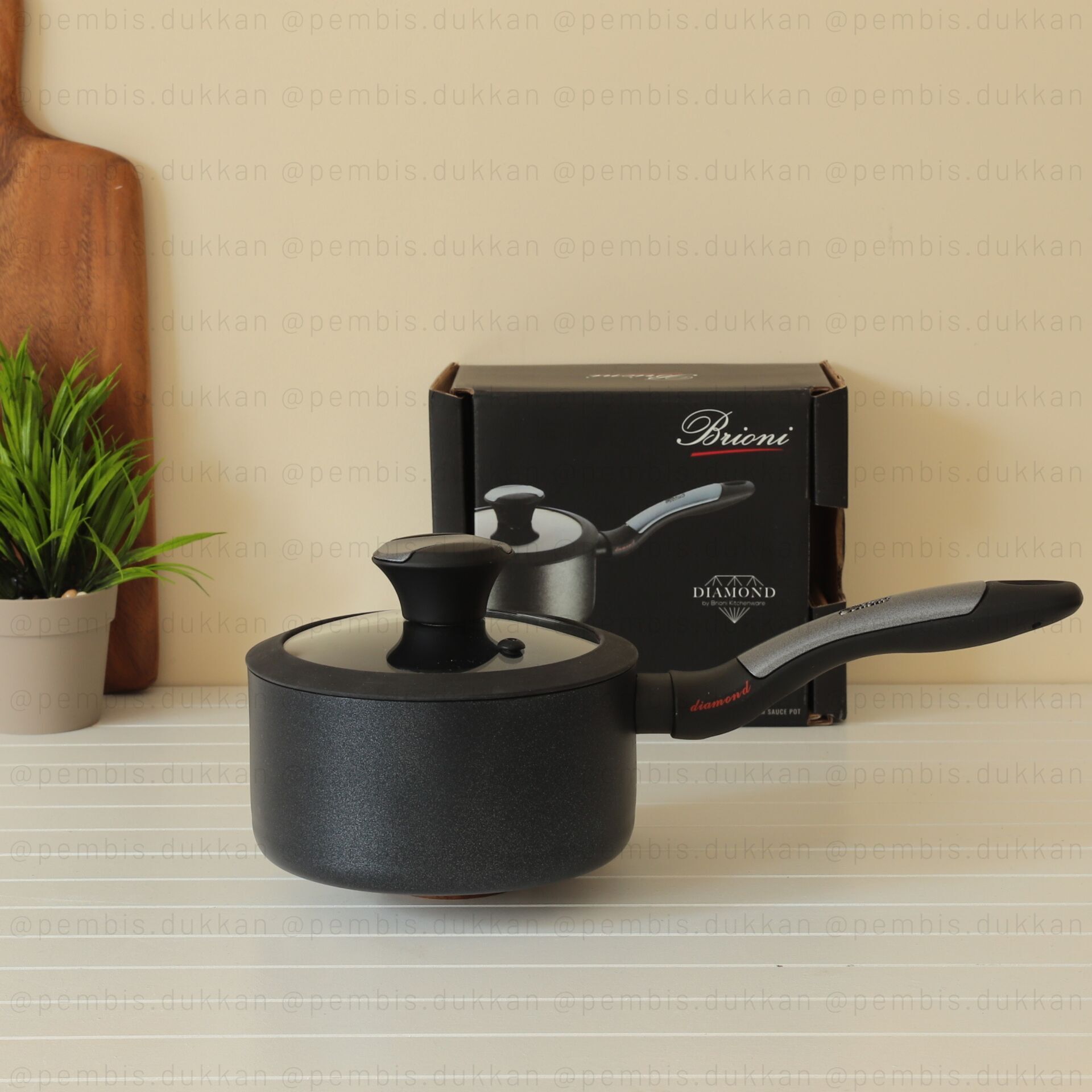 BRİONİ 16 CM KAPAKLI SOS TENCERESİ