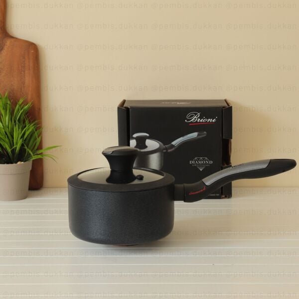 BRİONİ DİAMOND 16 CM KAPAKLI SOS TENCERESİ
