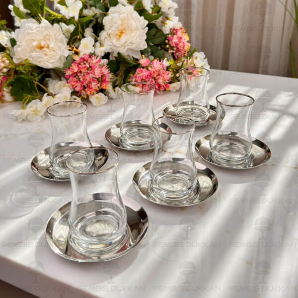Tiamo Rio Sade 6 Kişilik 12 Parça Çay Set