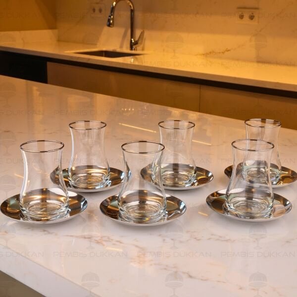 TİAMO RİO SADE 6 KİŞİLİK 12 PARÇA ÇAY SET