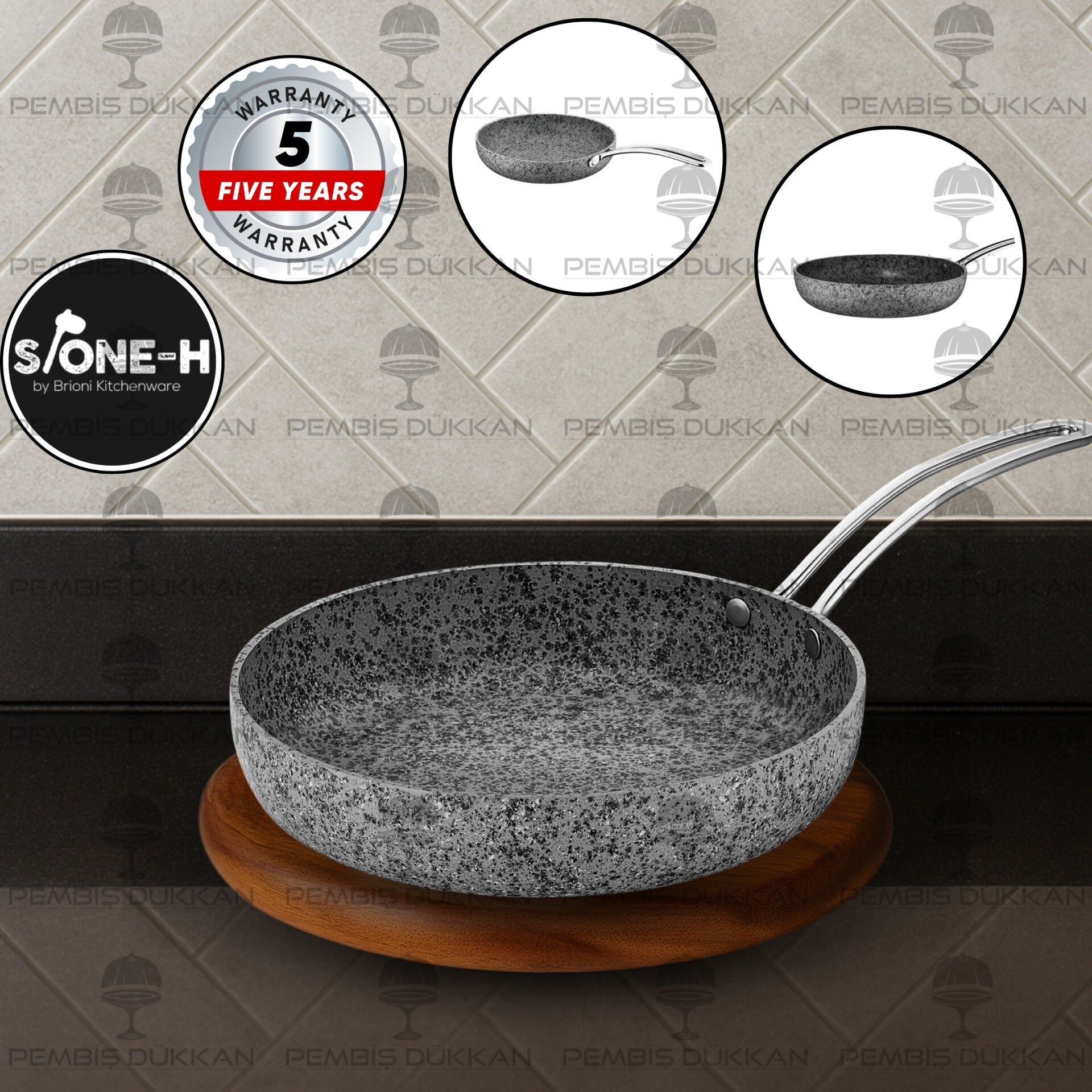 BRİONİ STONE-H 30 CM TAVA