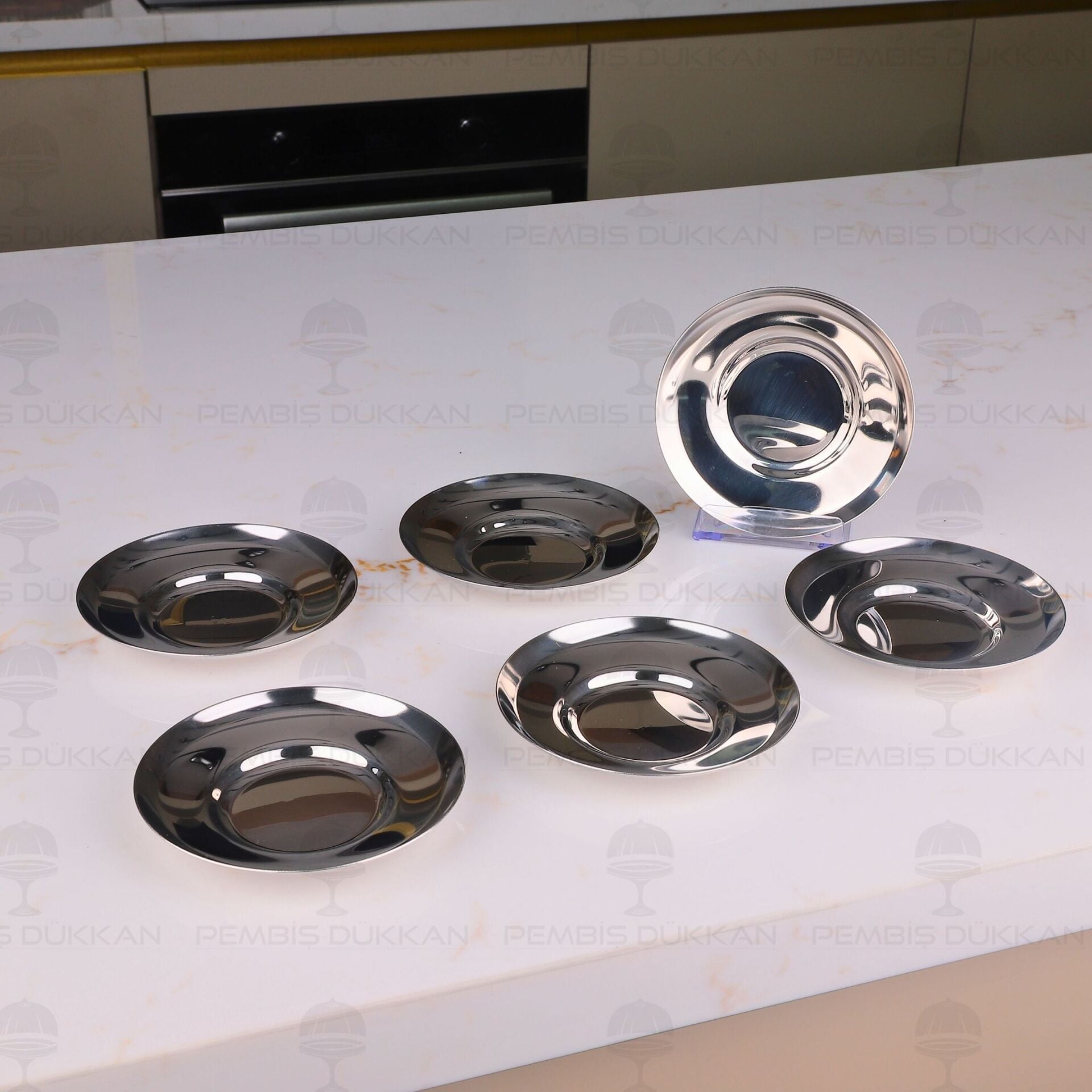 TİAMO RİO SADE 6LI ÇAY TABAK