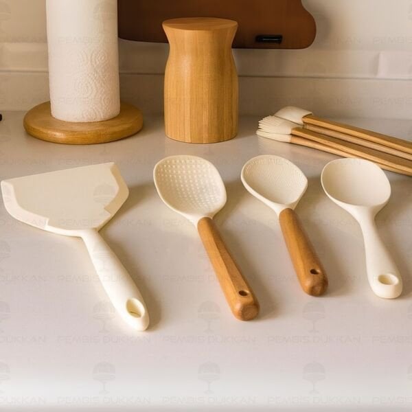 4LÜ KREM BOHO SİLİKON KOMBİN SET (MN)