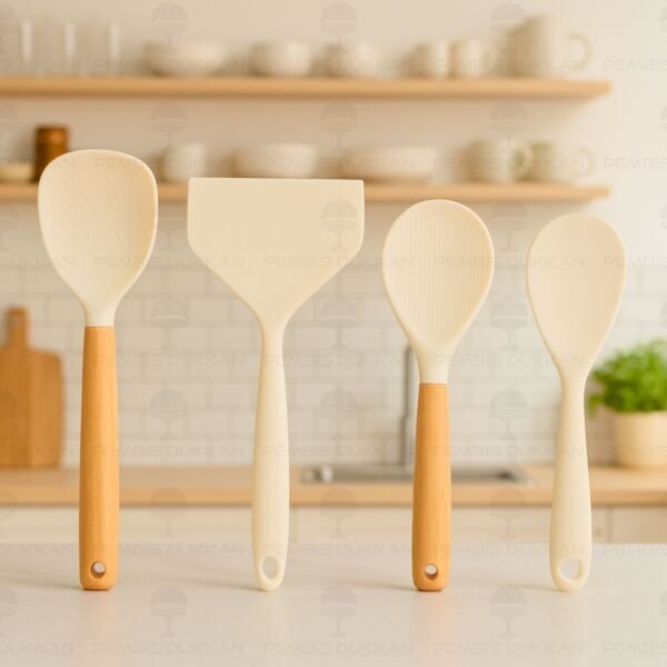 4LÜ KREM BOHO SİLİKON KOMBİN SET (MN)