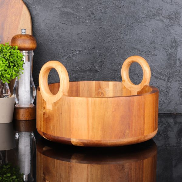 AKASYA KULPLU MEGA DERİN SALATA - MEZE SERVİS & MEYVELİK KASE(7B130)