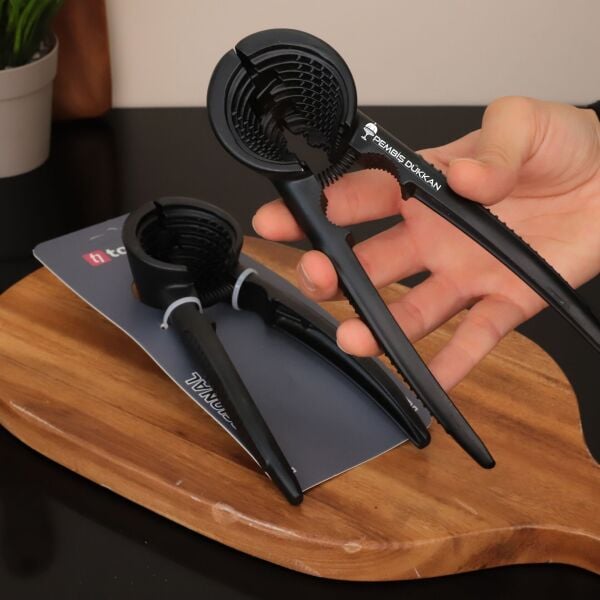 MAT SİYAH METAL CEVİZ KIRACAĞI (TH75742)