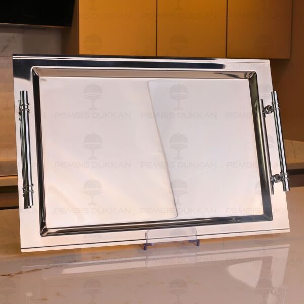 TİAMO RİO SADE ÇELİK ÇAY TEPSİ