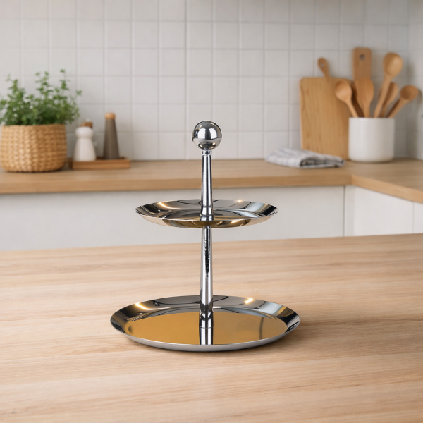 TİAMO SMALL SADE 2 KATLI SUNUMLUK