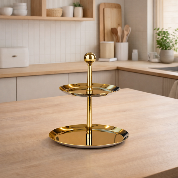 TİAMO SMALL GOLD 2 KATLI SUNUMLUK