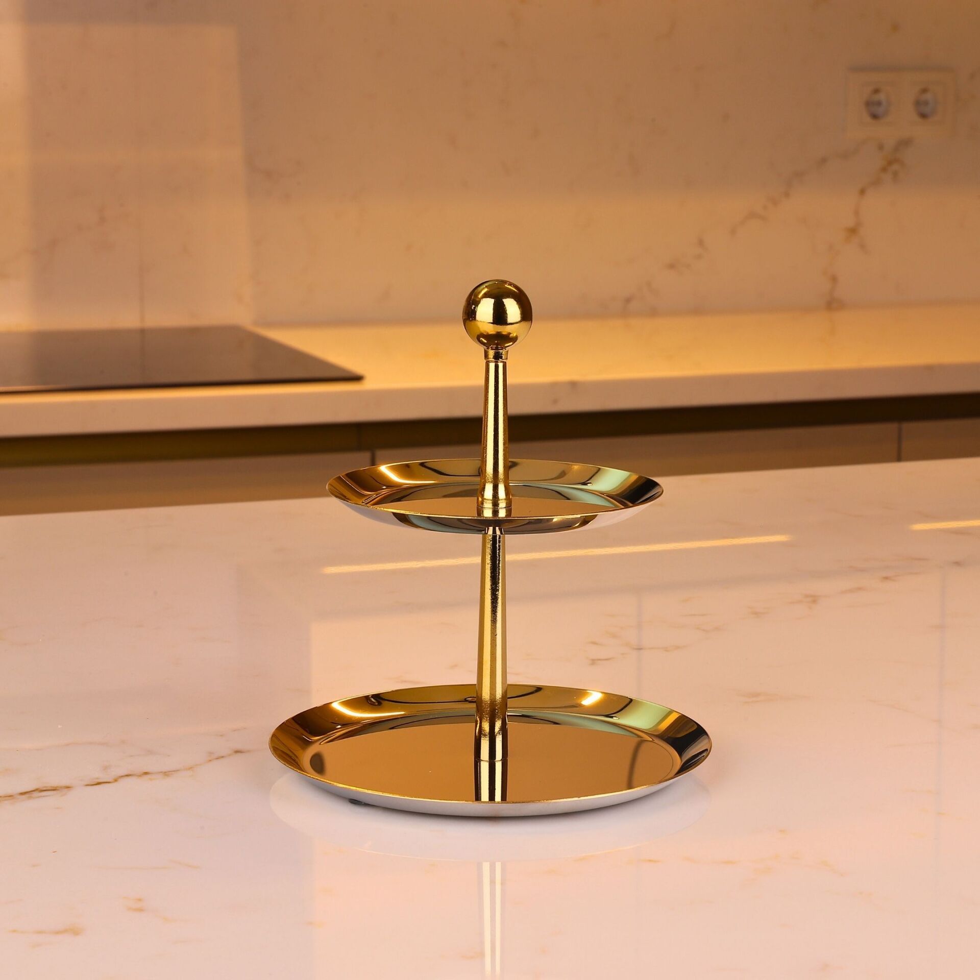 TİAMO SMALL GOLD 2 KATLI SUNUMLUK