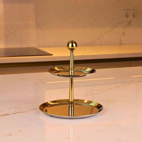 TİAMO SMALL GOLD 2 KATLI SUNUMLUK