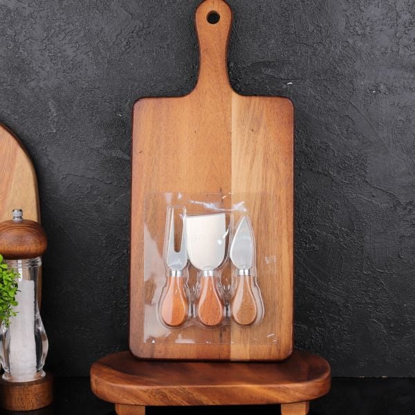 AKASYA PEYNİR BIÇAKLI PEYNİR TABAĞI (7B143)