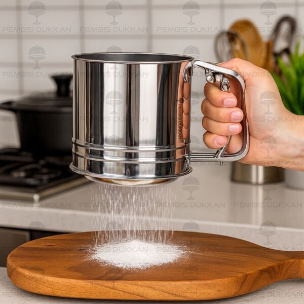 BÜYÜK BOY MANDALLI ÇELİK ELEK (TH76106)