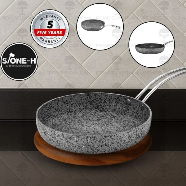 Brioni Stone-Age Gri 32 Cm Tava