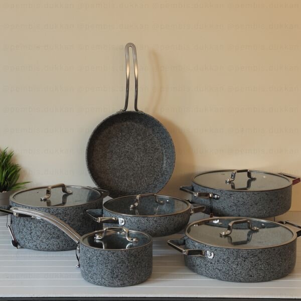 BRİONİ STONE-H TENCERE KOMBİN SET NO 3