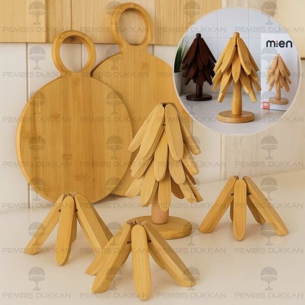 BAMBU STANDLI 4LÜ AĞAÇ NİHALE SET (1399)