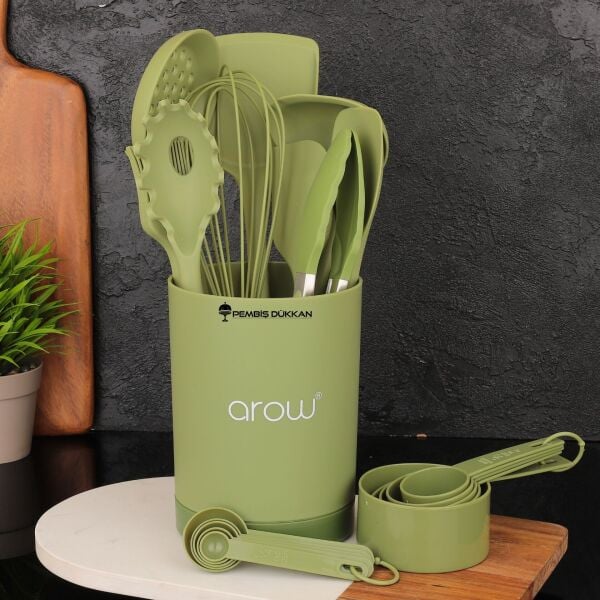 YEŞİL JEMİMA 20 PARÇA SİLİKON SET