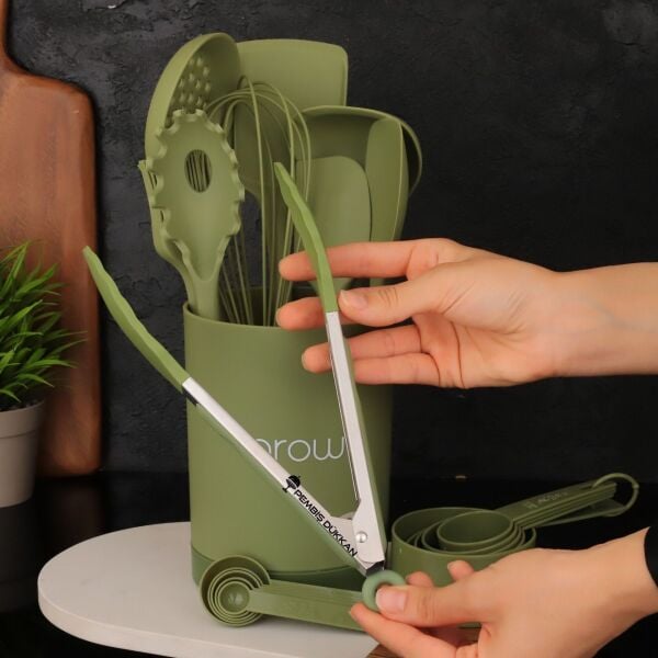 YEŞİL JEMİMA 20 PARÇA SİLİKON SET