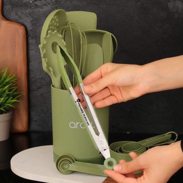 YEŞİL JEMİMA 20 PARÇA SİLİKON SET