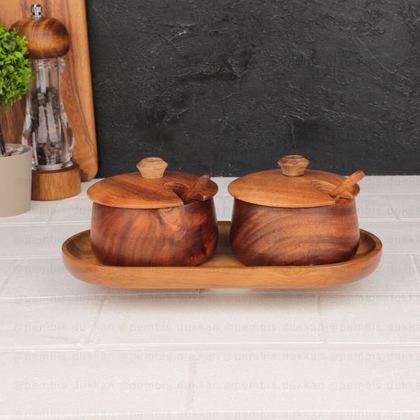AKASYA KAŞIKLI BAHARAT&REÇELLİK KOMBİN SET (7B135)