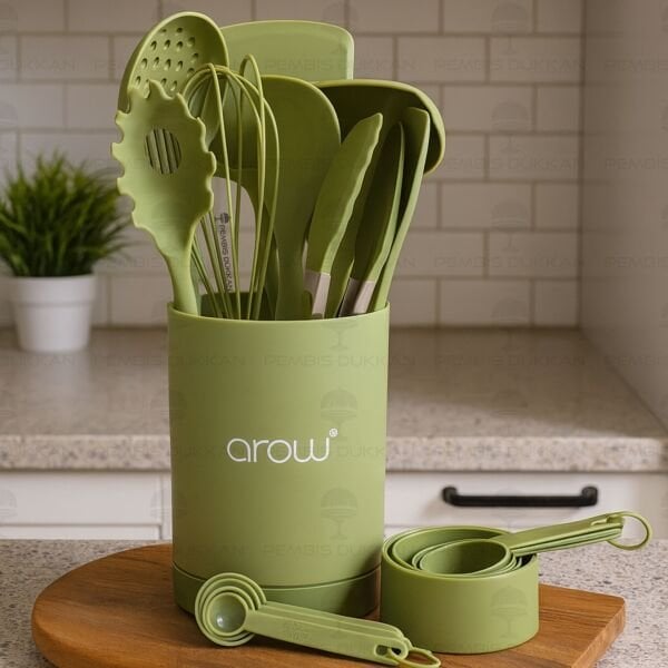 YEŞİL JEMİMA ÇOK PARÇALI SİLİKON SET