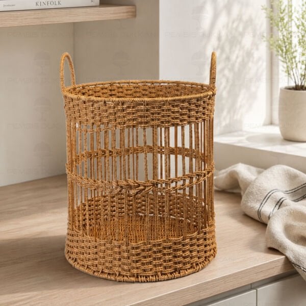 3LÜ SİLİNDİR MODEL RATTAN SEPET (1720)