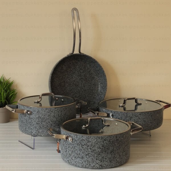 BRİONİ STONE-H TENCERE KOMBİN SET NO 6