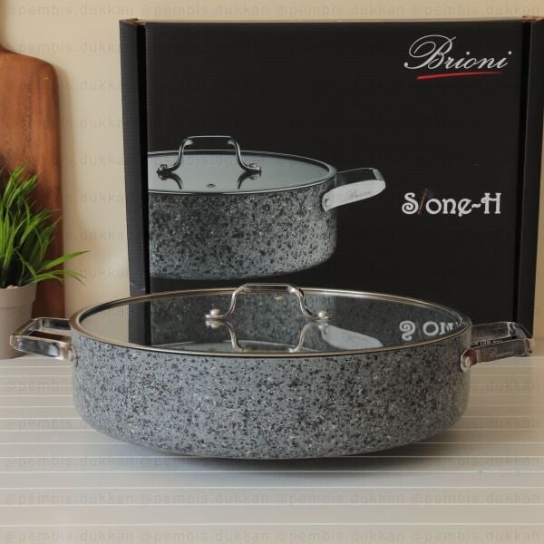 BRİONİ STONE-H 32 CM BASIK TENCERE