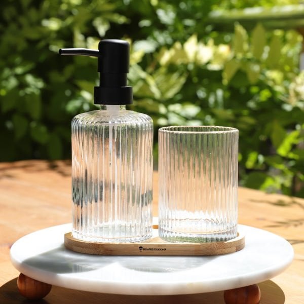 MN 2'Lİ BANYO SET BAMBU ALTLIKLI Q05