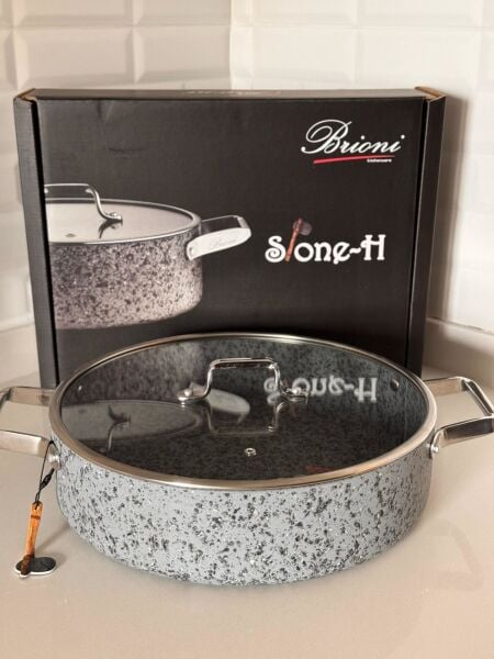 BRİONİ STONE-H 30 CM BASIK TENCERE