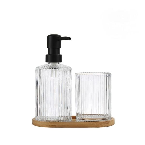 MN 2'Lİ BANYO SET BAMBU ALTLIKLI Q05