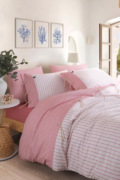 CRUİSE ÇİFT KİŞİLİK NEVRESİM TAKIMI - KIRMIZI