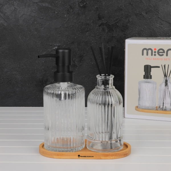 MN 2'Lİ BANYO SET BAMBU ALTLIKLI Q15