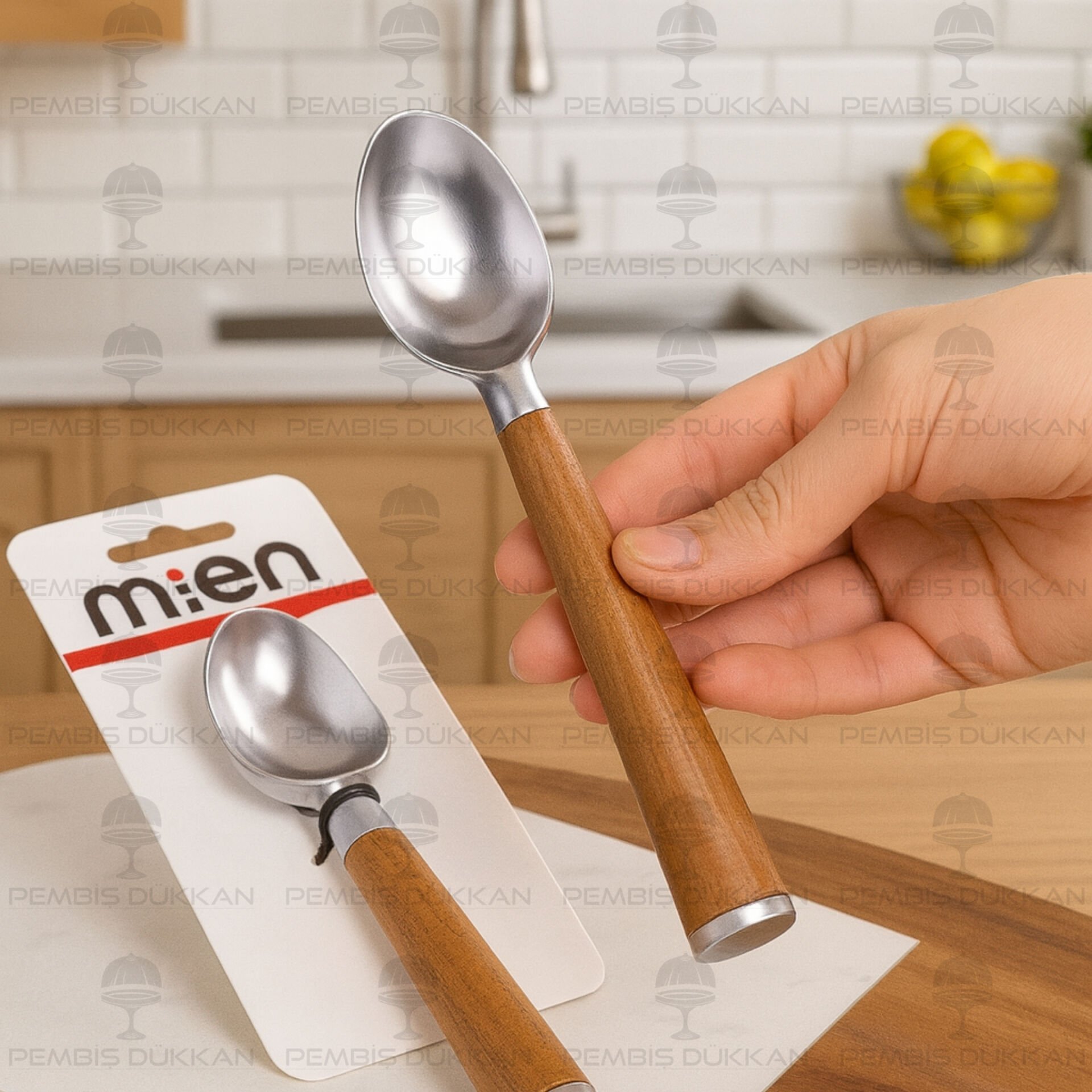 1 ADET MN PRATEG AKASYA SAPLI DONDURMA KAŞIĞI (1514)