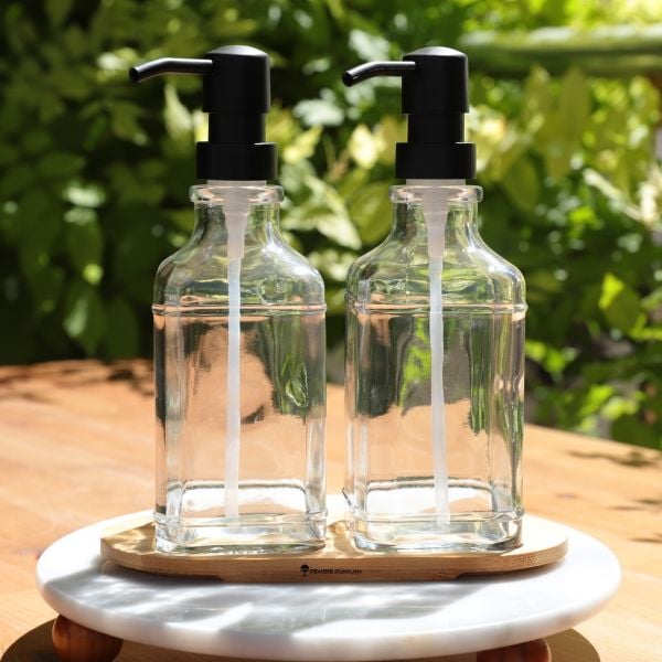 MN 2'Lİ BANYO SET BAMBU ALTLIKLI Q04