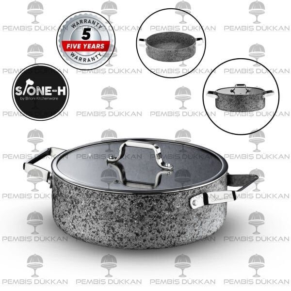 BRİONİ STONE-H 26 CM BASIK TENCERE