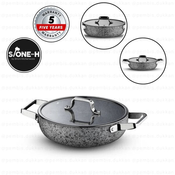 BRİONİ STONE-H 22 CM SAHAN TENCERE