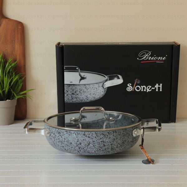 BRİONİ STONE-H 22 CM SAHAN TENCERE
