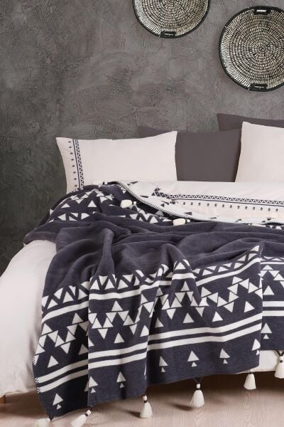 KEOPS ÇİFT KİŞİLİK BATTANİYELİ NEVRESİM TAKIMI ANTRASİT