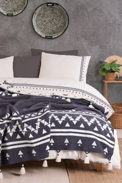 KEOPS ÇİFT KİŞİLİK BATTANİYELİ NEVRESİM TAKIMI ANTRASİT