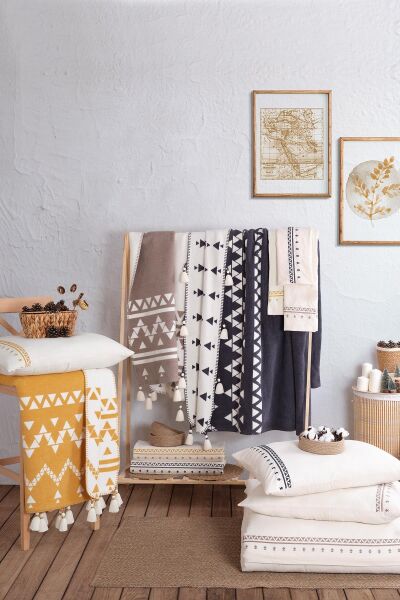 KEOPS ÇİFT KİŞİLİK BATTANİYELİ NEVRESİM TAKIMI HARDAL