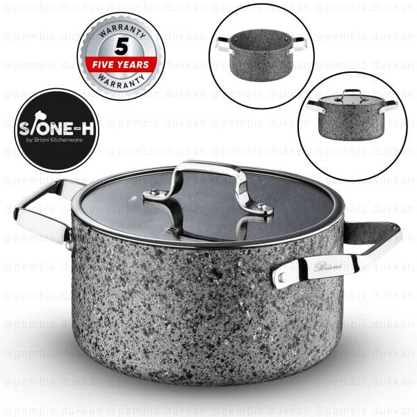 BRİONİ STONE-H 28 CM DERİN TENCERE