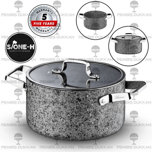 BRİONİ STONE-H 28 CM DERİN TENCERE