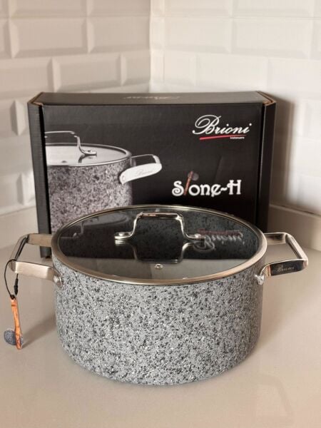 BRİONİ STONE-H 24 CM DERİN TENCERE