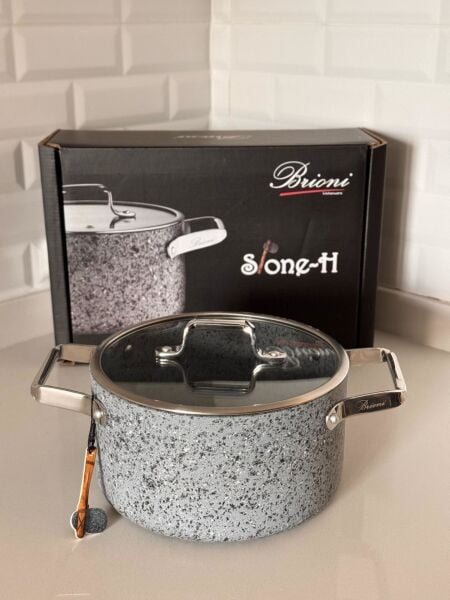 BRİONİ STONE-H 20 CM DERİN TENCERE